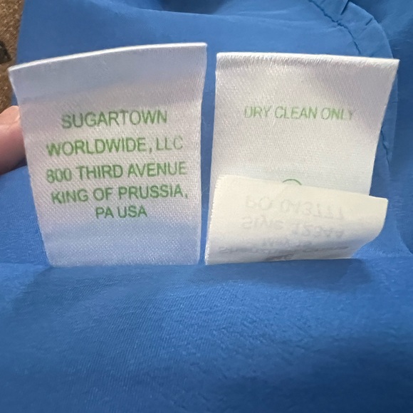 Lilly Pulitzer - Blue and Green Wright Dress She Got Sole, Size small - Picture 5 of 7